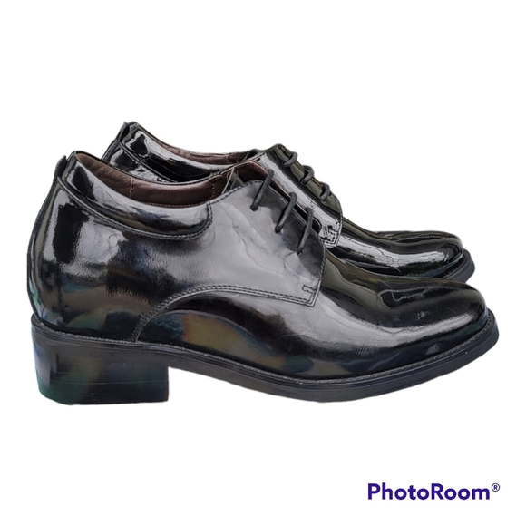 CALDEN K595101-4 Inches Elevator Height Classic Patent Leather Shoe 7.5 Black. - Picture 5 of 5